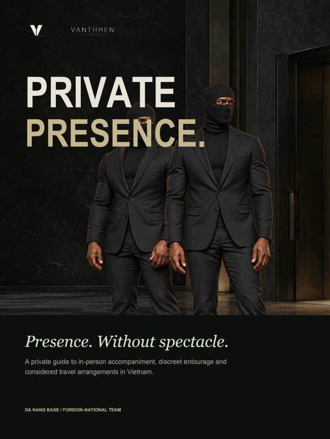 VANTHREN private service magazine cover